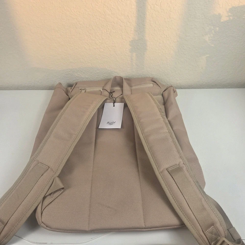 Herschel Supply Co Survey II Backpack Tan Beige Laptop Sleeve NWT